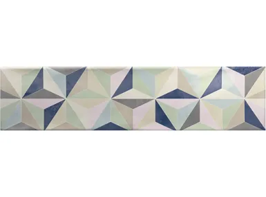 Ocean Decor Star Mix 7,5x30 - wzorzysta płytka ścienna z wzorem geometrycznym
