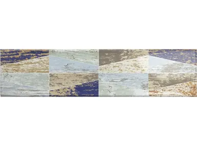 Ocean Decor Wood Mix 7,5x30 - wzorzysta płytka ścienna z wzorem geometrycznym