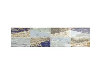 Ocean Decor Wood Mix 7,5x30 - wzorzysta płytka ścienna z wzorem geometrycznym