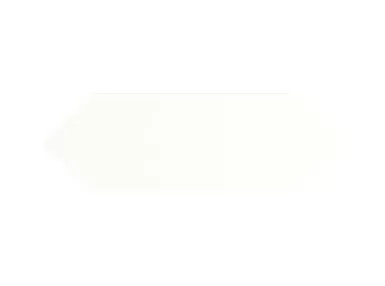 Picket White 10x30 - biała płytka ścienna sześciokątna