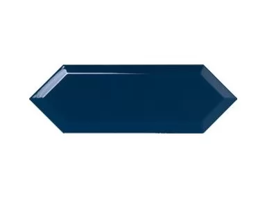 Picket Beveled Navy 10x30 - granatowa płytka ścienna sześciokątna z fazowanymi krawędziami