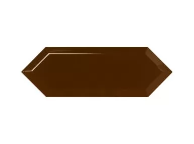 Picket Beveled Grape 10x30 - bordowa płytka ścienna sześciokątna z fazowanymi krawędziami