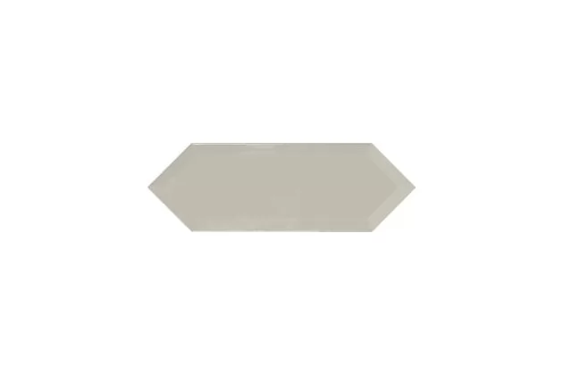 Picket Beveled Light Grey 10x30 - jasno-szara płytka ścienna sześciokątna z fazowanymi krawędziami