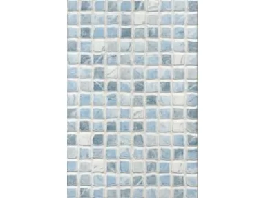 Termas Celeste 20x30 - niebieska płytka ścienna imitująca mozaikę
