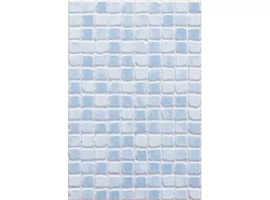 Termas Azul 20x30 - niebieska płytka ścienna imitująca mozaikę