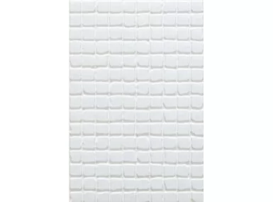 Termas Blanco 20x30 - biała płytka ścienna imitująca mozaikę
