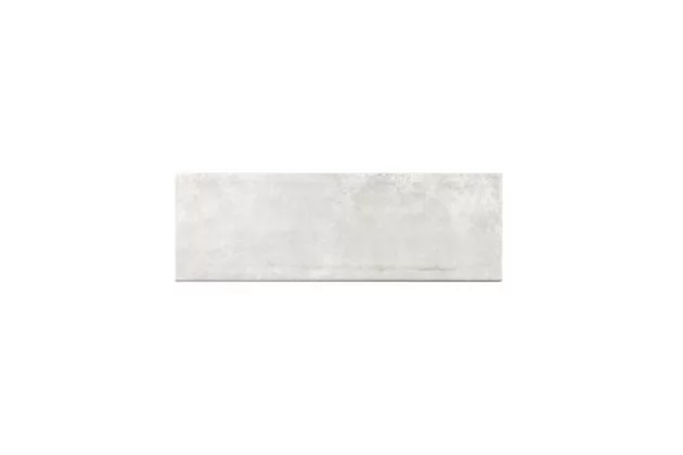 Abalone Ale Brillo 10x30. Biała płytka ścienna w kształcie cegiełki