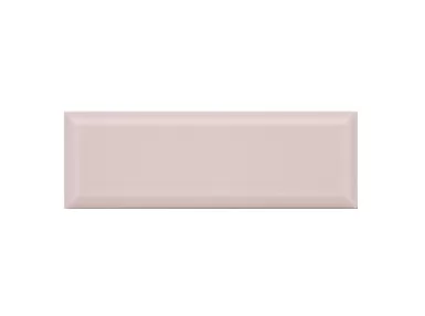 Montesco Pink 10x30. Różowa płytka ścienna z fazowanymi krawędziami