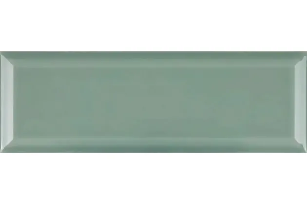 Montesco Green 10x30. Zielona płytka ścienna z fazowanymi krawędziami