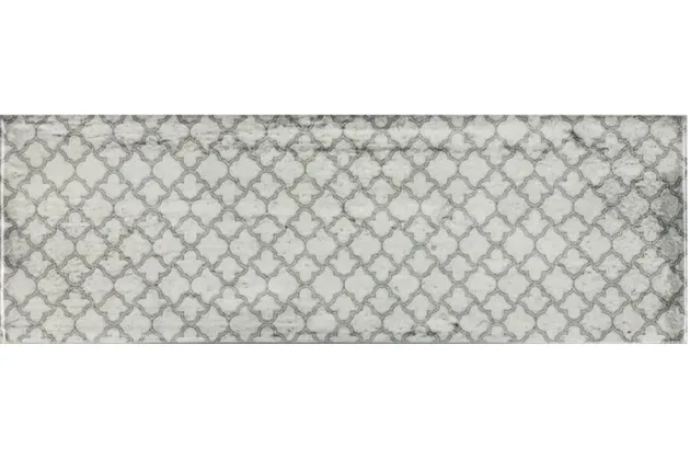 Arles Silver Decor Mix 10x30 - Wzorzysta płytka ścienna
