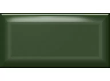 Biselado BX Verde Botella Brillo 7,5x15 - Zieleń butelkowa płytka ścienna z fazowanymi krawędziami