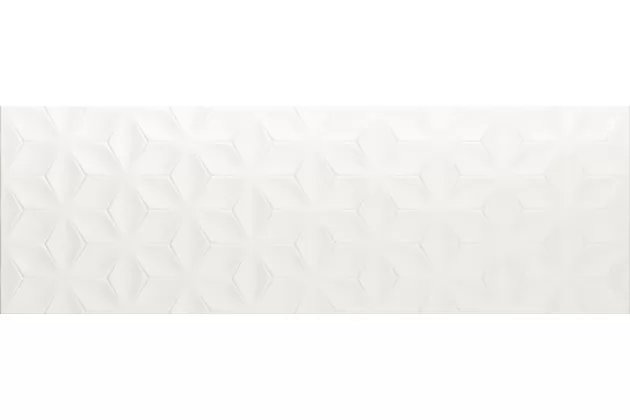 Clinker Snow Corn Rekt. 40x120 - biała płytka ścienna