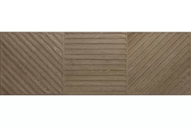 Ducale Badet Henna Rekt. 40x120 - brązowa płytka ścienna drewnopodobna