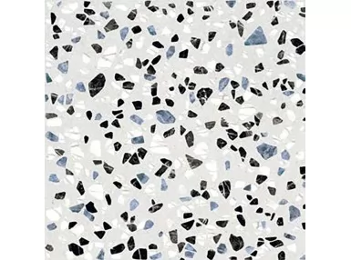 Terrazzo White 20x20 - biała płytka gresowa imitująca lastryko