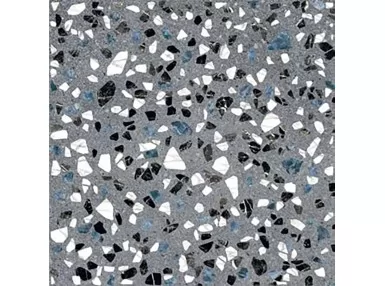 Terrazzo Graphite 20x20 - grafitowa płytka gresowa imitująca lastryko