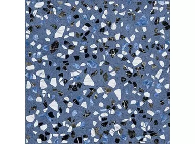 Terrazzo Blue 20x20 - niebieska płytka gresowa imitująca lastryko