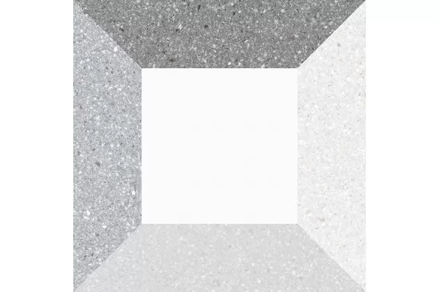 Argileto Blanco 20x20 - Wzorzysta płytka podłogowa