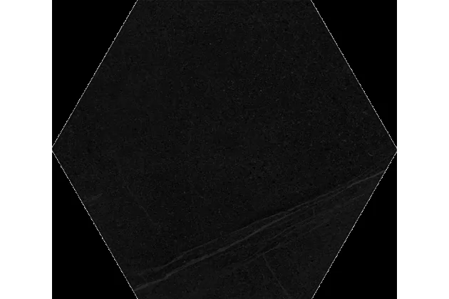 Hexagono Seine Basalto 51,9x59,9. Czarna płytka heksagonalna imitująca kamień