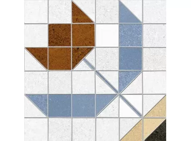 Sedar-R Azul 20x20. Wzorzysta płytka gresowa imitująca mozaik