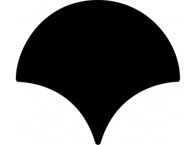 Drop Black Gloss 15,2×17,2 - czarna płytka ścienna