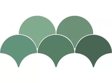 Sailing Drop Emerald Gloss 15,2×17,2 - płytka ścienna