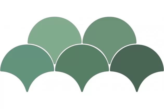 Sailing Drop Emerald Gloss 15,2×17,2 - płytka ścienna