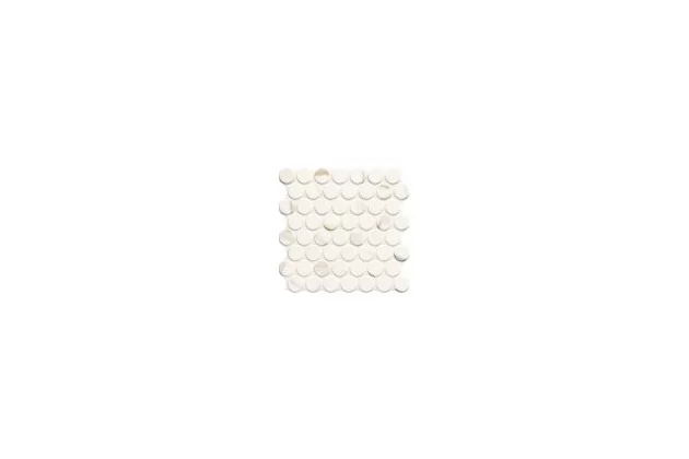 Calacatta Gold Circle 30,9x30,9 - Biała płytka imitująca marmur