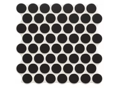 Circle Black 30,9x30,9 - Czarna płytka gresowa