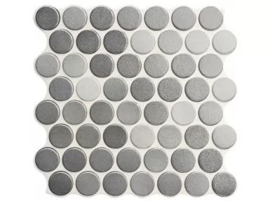 Circle Grey Glossy 30,9x30,9 - Szara płytka gresowa