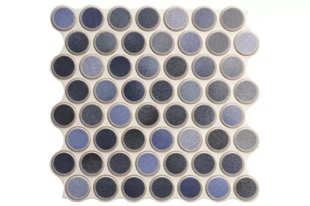 Circle Dakhla Azure 30,9x30,9 - Niebieska płytka gresowa