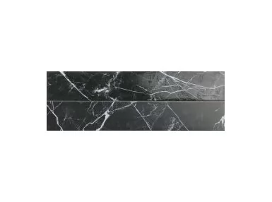 Dark Marble Strip 21x63. Czarna płytka ścienna imitująca marmur