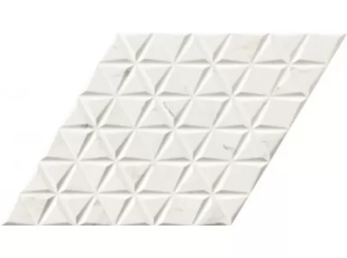 Diamond Calacatta Waves 70x40. Biała płytka ścienna imitująca marmur