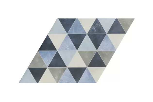 Diamond Triangle Denim 70x40. Wzorzysta płytka gresowa