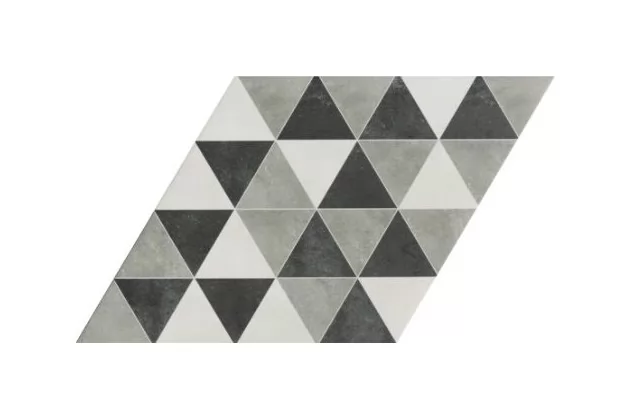 Diamond Triangle Concrete 70x40. Wzorzysta płytka gresowa