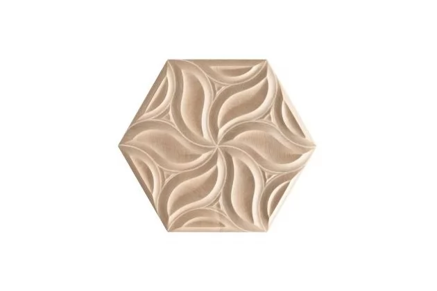 Ivy Oak 28,5x33 - Drewnopodobne płytka heksagonalna trójwymiarowa