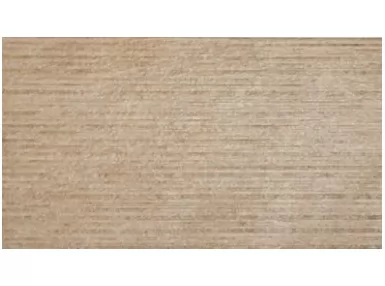 Kiev Beige Deco 31x56 - Beżowa płytka ścienna strukturalna imitująca kamień