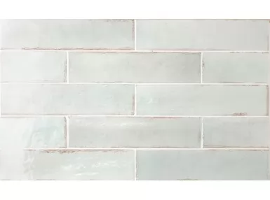 Tribeca Seaglass Mint 6x24,6 - Miętowa płytka ścienna w kształcie cegiełki