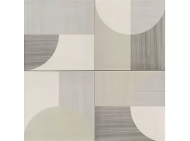 Moon Deco Beige 44x44 - Wzorzysta płytka gresowa