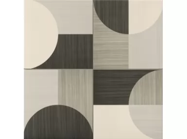 Moon Deco Grey 44x44 - Wzorzysta płytka gresowa