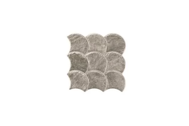Scale Slate Grey 30,7x30,7. Szara płytka gresowa imitująca łuskę