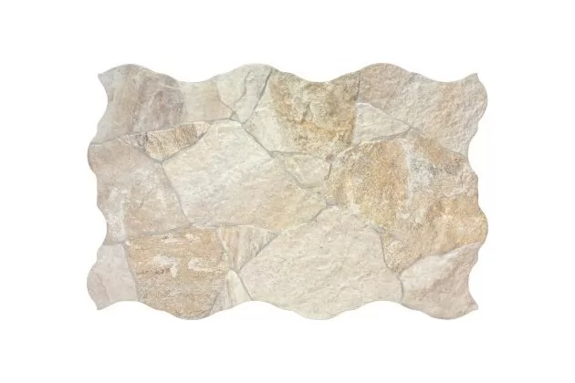 Sella White 44x66. Płytka gresowa imitująca kamień