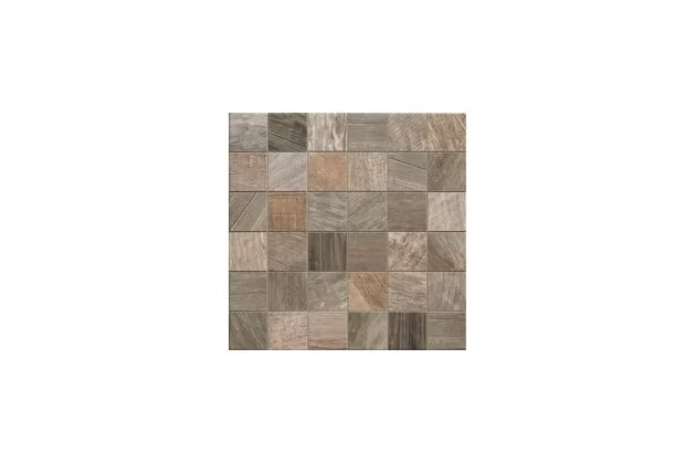 Sequoia Mosaic Tabacco 33x33. Brązowa płytka mozaika