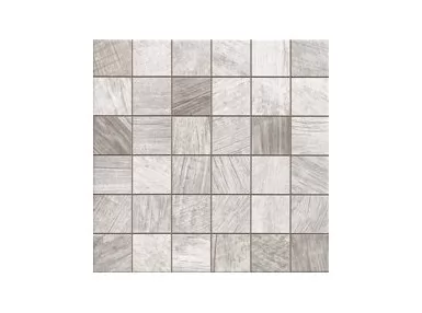 Sequoia Mosaic White 33x33. Biała płytka mozaika