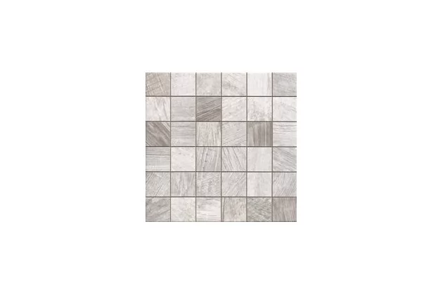 Sequoia Mosaic White 33x33. Biała płytka mozaika