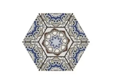 Sevres Azul 28.5x33. Wzorzysta płytka heksagonalna