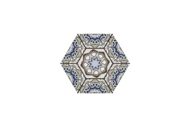 Sevres Azul 28.5x33. Wzorzysta płytka heksagonalna