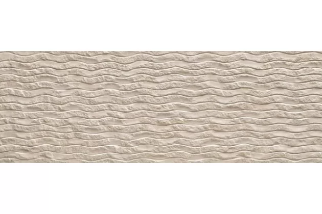 Stonehenge Deco Cream Rekt. 40x120. Kremowa płytka ścienna strukturalna