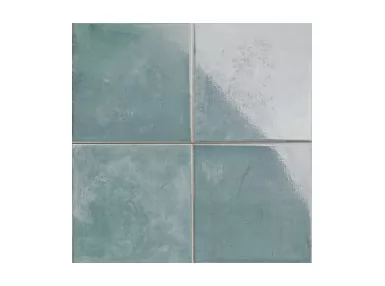 Zellige Aqua 33x33. Zielona płytka gresowa