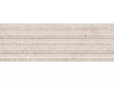 Alba Blanco Struttura Walltone 3D 30x90 M95V - Biała płytka ścienna strukturalna