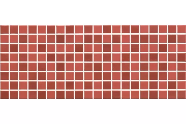 Paint Rosso Mosaico 20x50 MMTP - Czerwona płytka ścienna mozaika